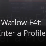Entering a profile on F4T
