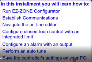 Configuring a Controller with EZ-ZONE pic